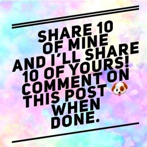 Share mine I will share yours !!